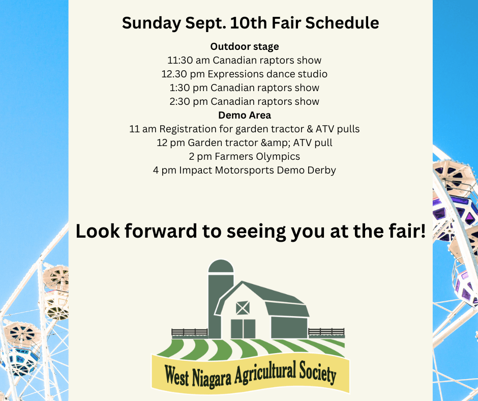 West Niagara Fair West Niagara Agricultural Society