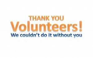 thank you to our volunteers